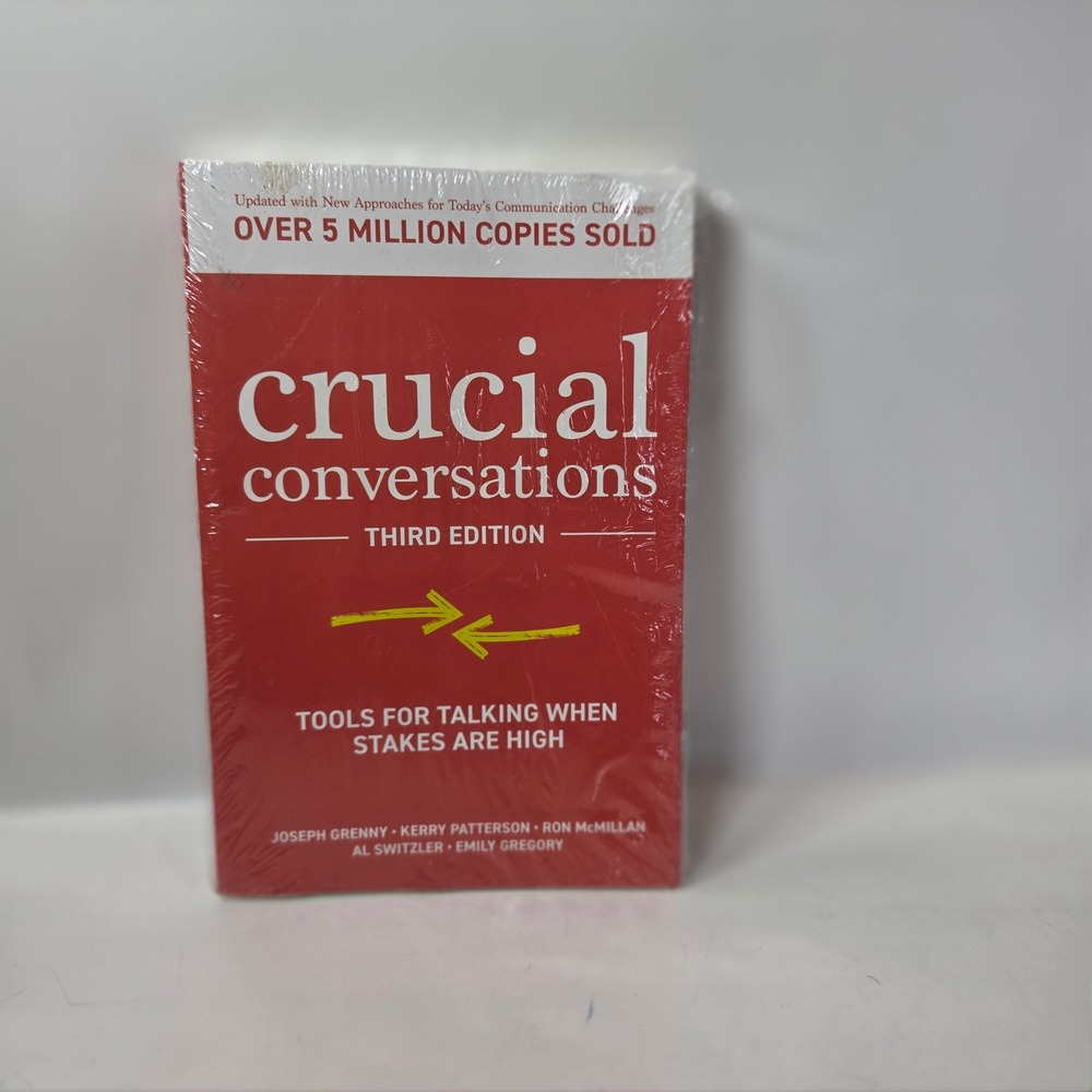 Crucial Conversations Third Edition Grenny Paperback New Sealed Business Book